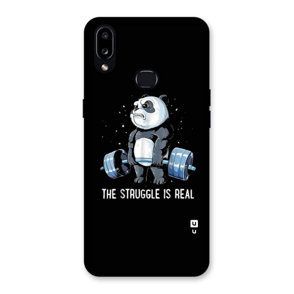 Struggle is Real Panda Back Case for Galaxy A10s