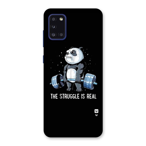 Struggle is Real Panda Back Case for Galaxy A31