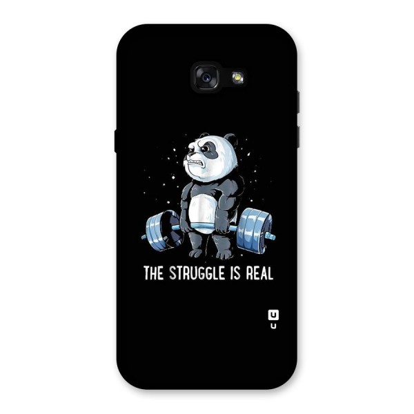 Struggle is Real Panda Back Case for Galaxy A7 (2017)