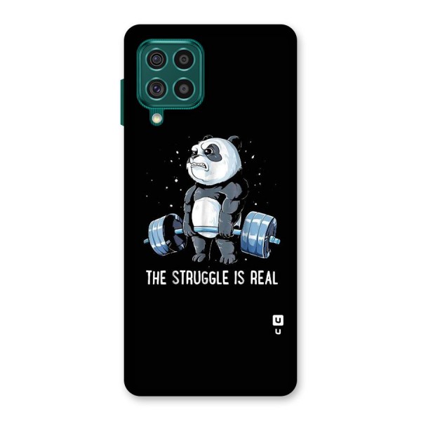 Struggle is Real Panda Back Case for Galaxy F62