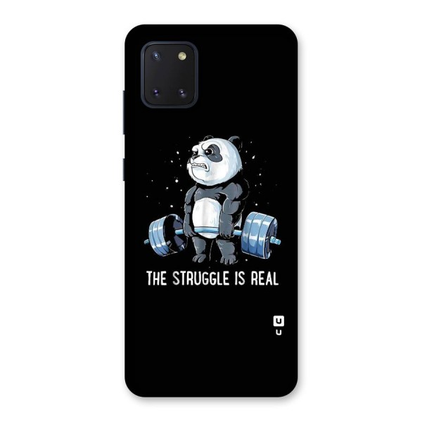 Struggle is Real Panda Back Case for Galaxy Note 10 Lite
