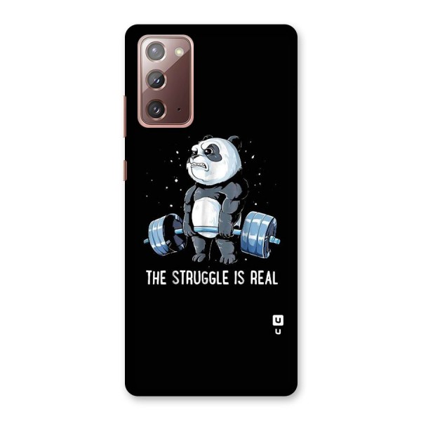 Struggle is Real Panda Back Case for Galaxy Note 20