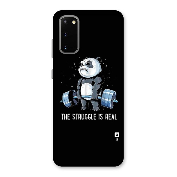 Struggle is Real Panda Back Case for Galaxy S20