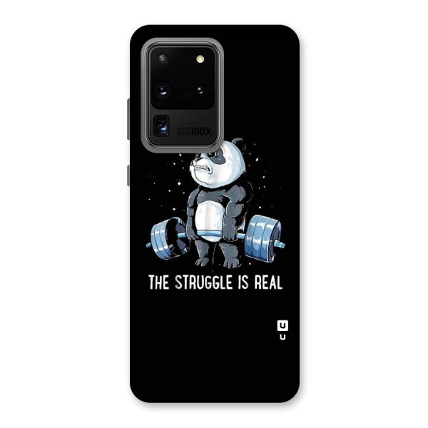 Struggle is Real Panda Back Case for Galaxy S20 Ultra