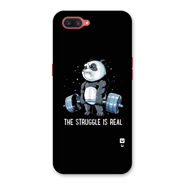Struggle is Real Panda Back Case for Oppo A3s