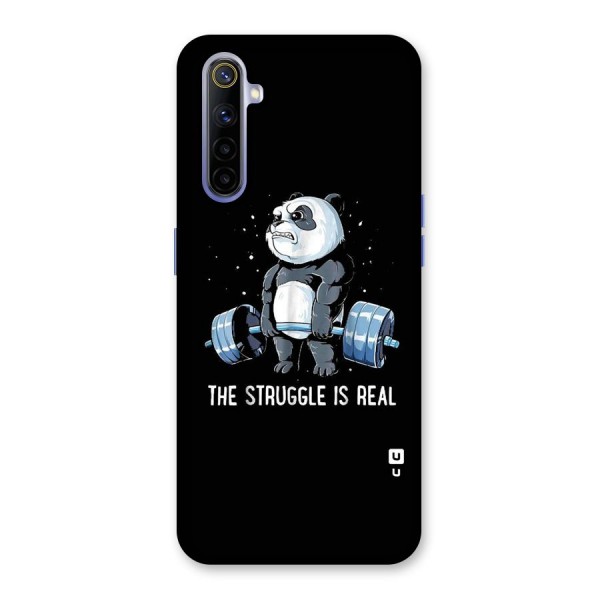 Struggle is Real Panda Back Case for Realme 6i