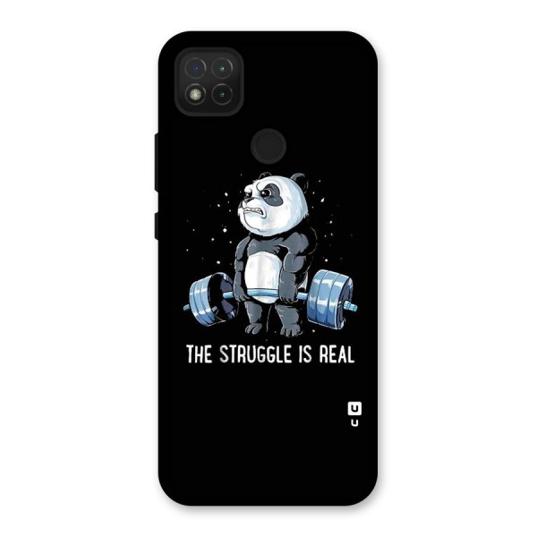 Struggle is Real Panda Back Case for Redmi 9