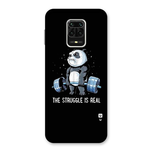 Struggle is Real Panda Back Case for Redmi Note 9 Pro