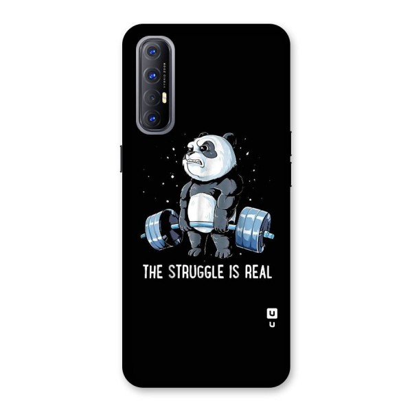 Struggle is Real Panda Back Case for Reno3 Pro