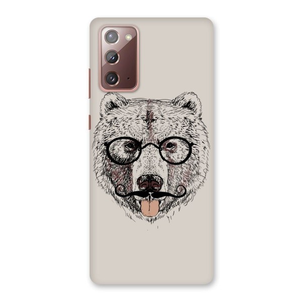 Studious Bear Back Case for Galaxy Note 20