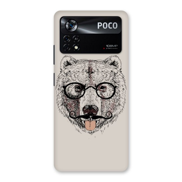 Studious Bear Back Case for Poco X4 Pro 5G