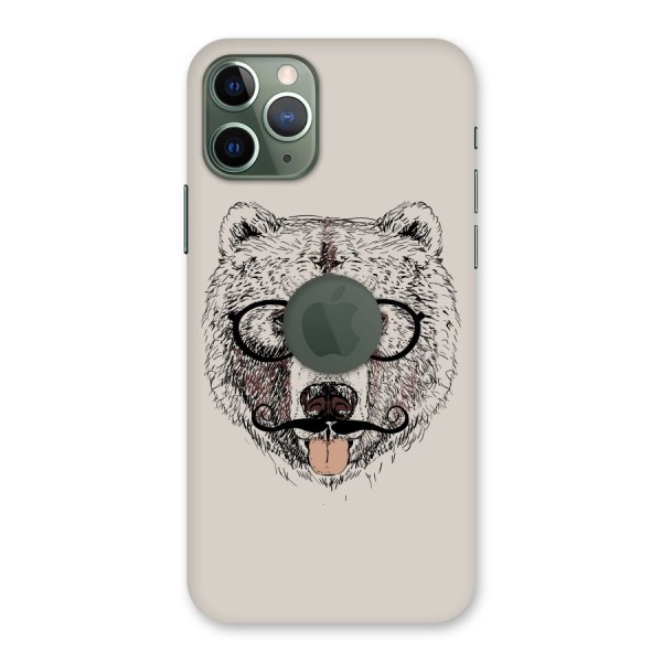 Studious Bear Back Case for iPhone 11 Pro Logo  Cut