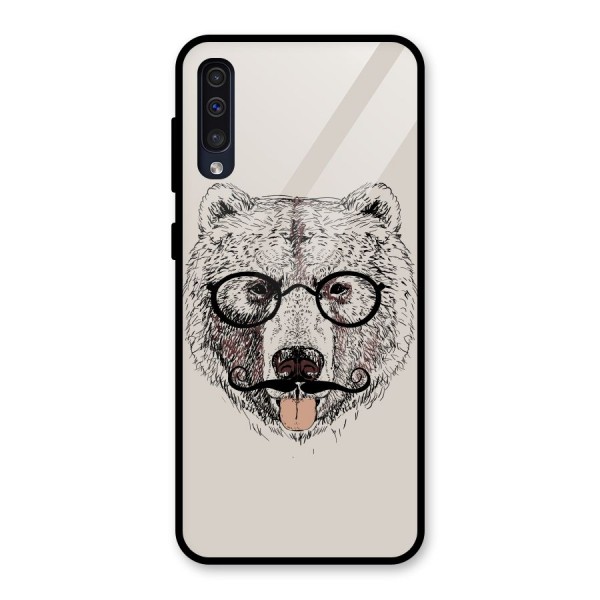 Studious Bear Glass Back Case for Galaxy A50