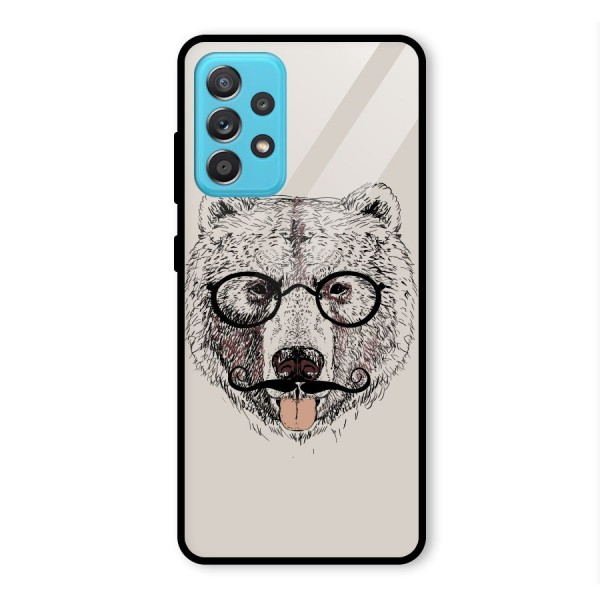 Studious Bear Glass Back Case for Galaxy A52