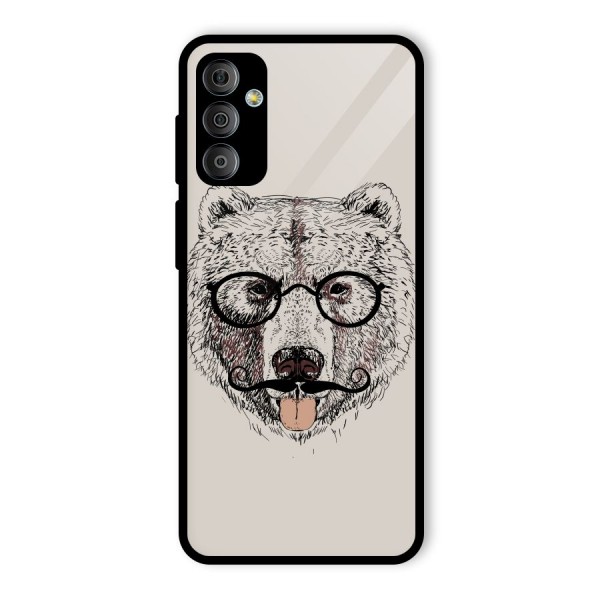 Studious Bear Glass Back Case for Galaxy F23