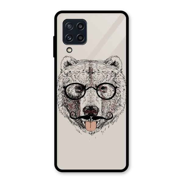 Studious Bear Glass Back Case for Galaxy M32