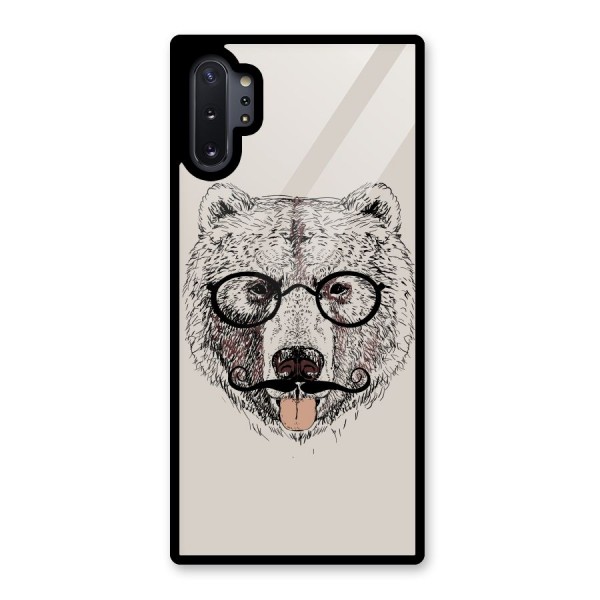 Studious Bear Glass Back Case for Galaxy Note 10 Plus