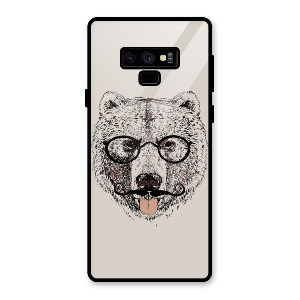 Studious Bear Glass Back Case for Galaxy Note 9