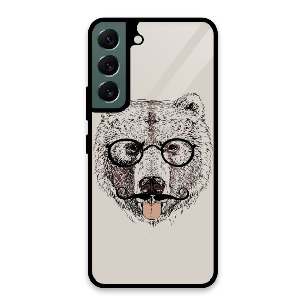 Studious Bear Glass Back Case for Galaxy S22 5G
