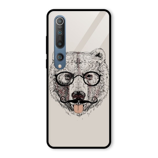 Studious Bear Glass Back Case for Mi 10