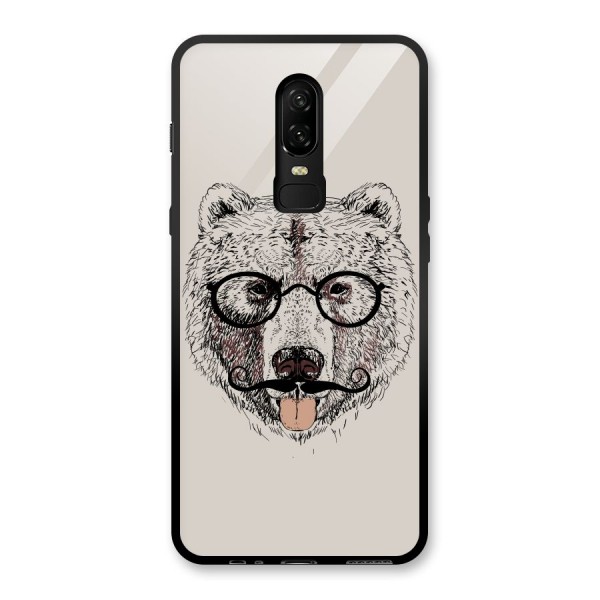 Studious Bear Glass Back Case for OnePlus 6