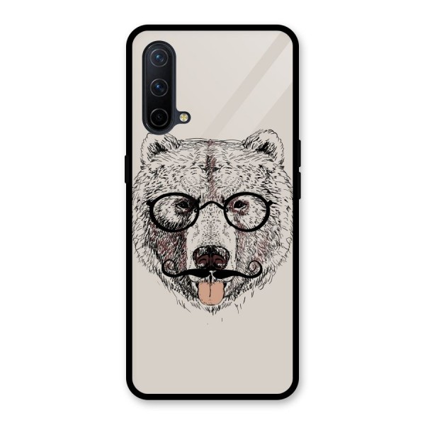Studious Bear Glass Back Case for OnePlus Nord CE 5G