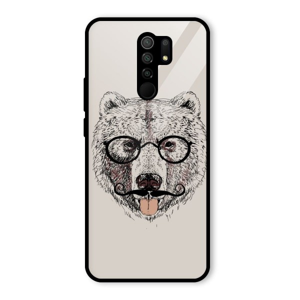 Studious Bear Glass Back Case for Poco M2