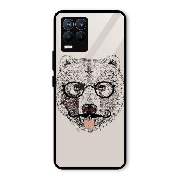 Studious Bear Glass Back Case for Realme 8