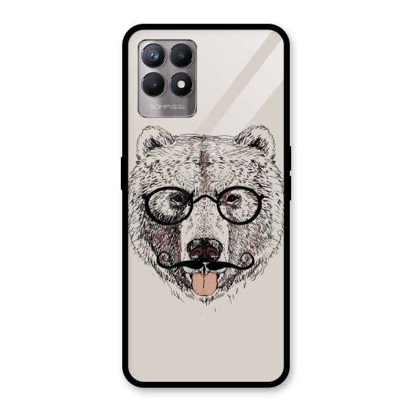 Studious Bear Glass Back Case for Realme 8i