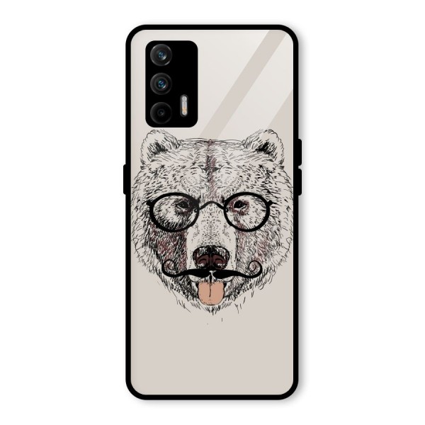 Studious Bear Glass Back Case for Realme X7 Max