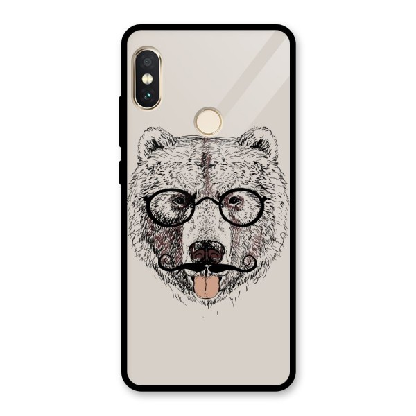 Studious Bear Glass Back Case for Redmi Note 5 Pro