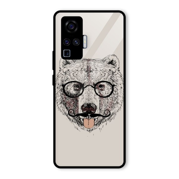 Studious Bear Glass Back Case for Vivo X50 Pro