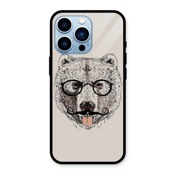 Studious Bear Glass Back Case for iPhone 13 Pro