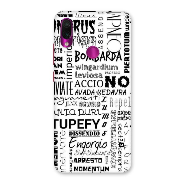 Stupefy Back Case for Redmi Note 7 Pro