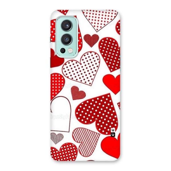 Style Hearts Back Case for OnePlus Nord 2 5G