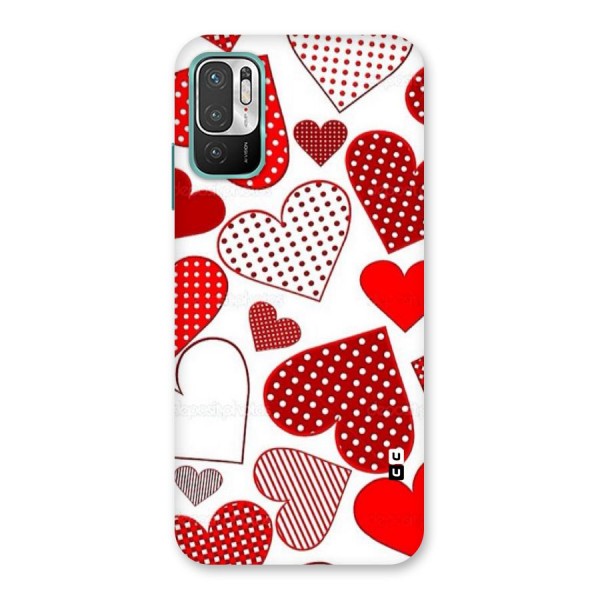 Style Hearts Back Case for Redmi Note 10T 5G