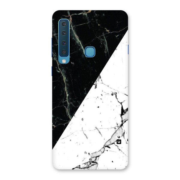 Stylish Diagonal Marble Back Case for Galaxy A9 (2018)