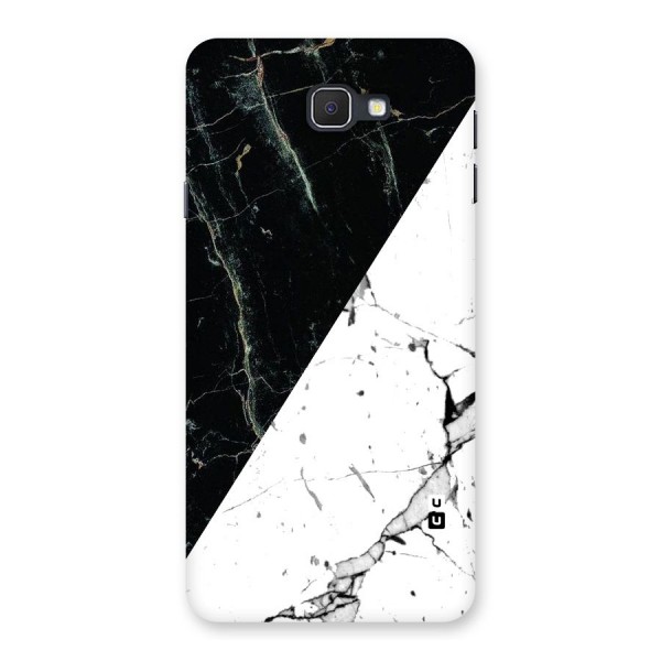 Stylish Diagonal Marble Back Case for Galaxy On7 2016