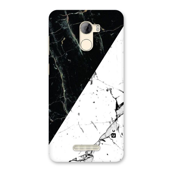 Stylish Diagonal Marble Back Case for Gionee A1 LIte