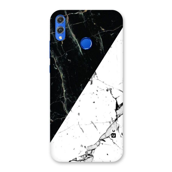Stylish Diagonal Marble Back Case for Honor 8X