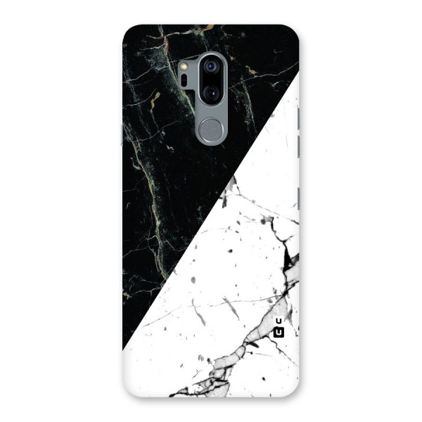 Stylish Diagonal Marble Back Case for LG G7