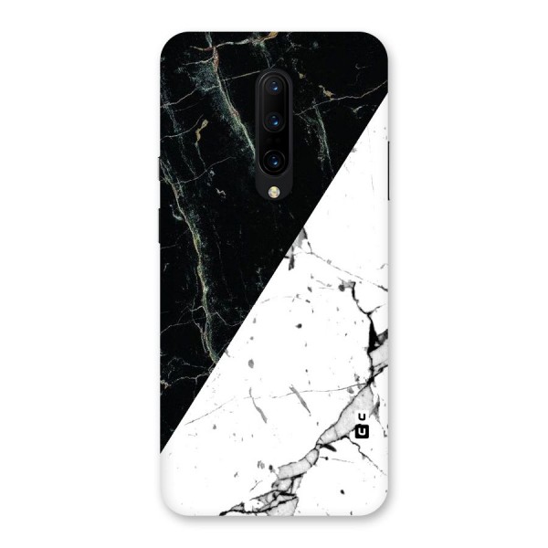 Stylish Diagonal Marble Back Case for OnePlus 7 Pro