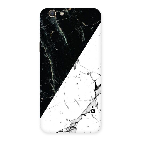 Stylish Diagonal Marble Back Case for Oppo A59