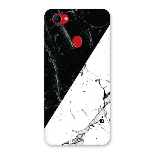 Stylish Diagonal Marble Back Case for Oppo F7