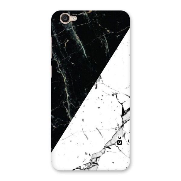 Stylish Diagonal Marble Back Case for Vivo Y55s