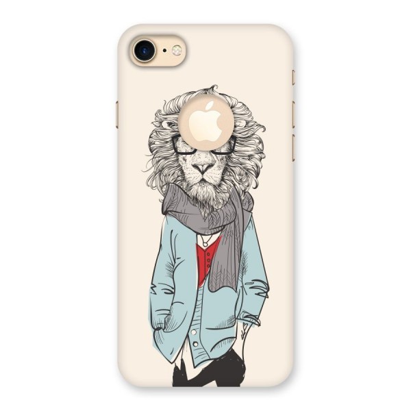 Stylish Lion Back Case for iPhone 7 Logo Cut