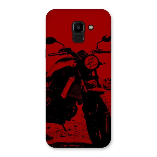Stylish Ride Red Back Case for Galaxy J6