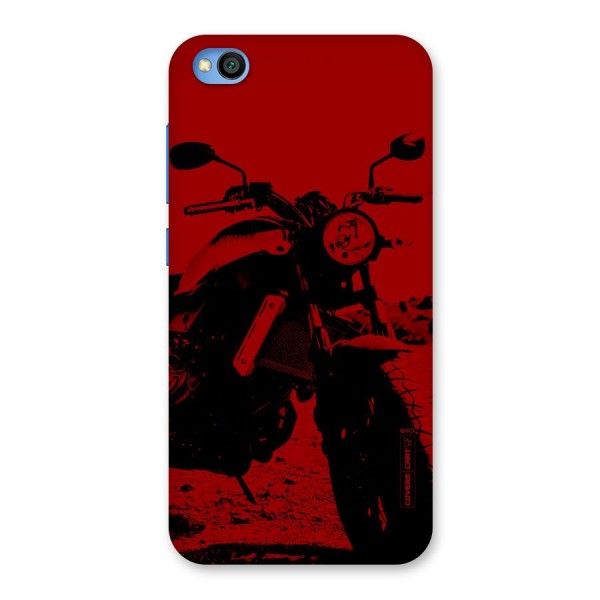 Stylish Ride Red Back Case for Redmi Go