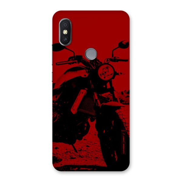 Stylish Ride Red Back Case for Redmi Y2
