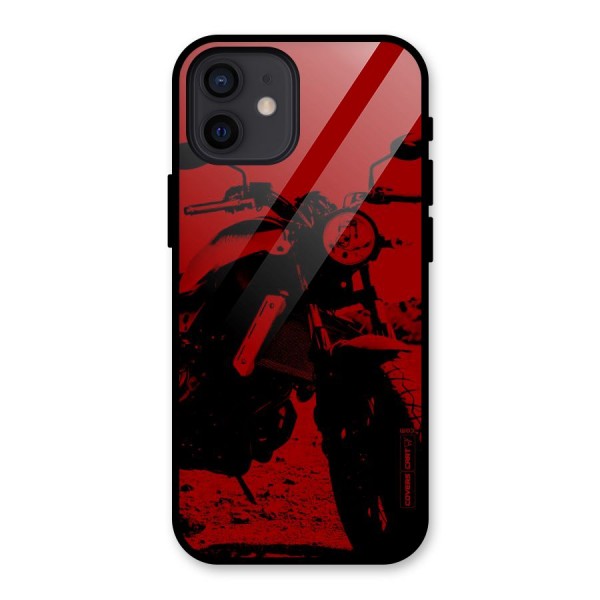 Stylish Ride Red Glass Back Case for iPhone 12